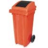 سطل زباله دمپری چرخدار 120 لیتری -کد 4007
