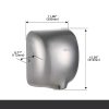 دست خشک کن جت Sitco مدل XLERATOR eco2 استیل مدل 8858 -کد 7765