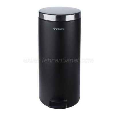 سطل زباله 20 لیتری پدالی brasiana مشکی - کد 652