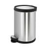 سطل زباله دستشویی استیل آرام بند 5 لیتری - کد 556