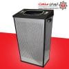 سطل آشغال استیل چهار گوش مدل SP4 - کد 610