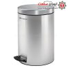 سطل زباله تمام استیل 12 لیتری Brasiana مدل BPB-181 - کد 615