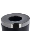 سطل زباله اداری و محوطه استیل 20 لیتری Brasiana مدل BPB-261 مشکی- کد 638